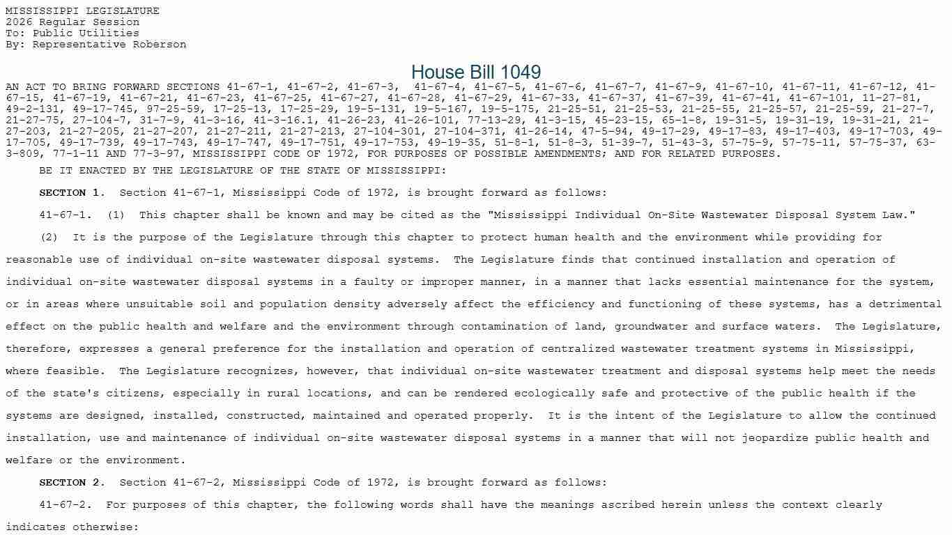 HB1049 (As Introduced) - 2026 Regular Session