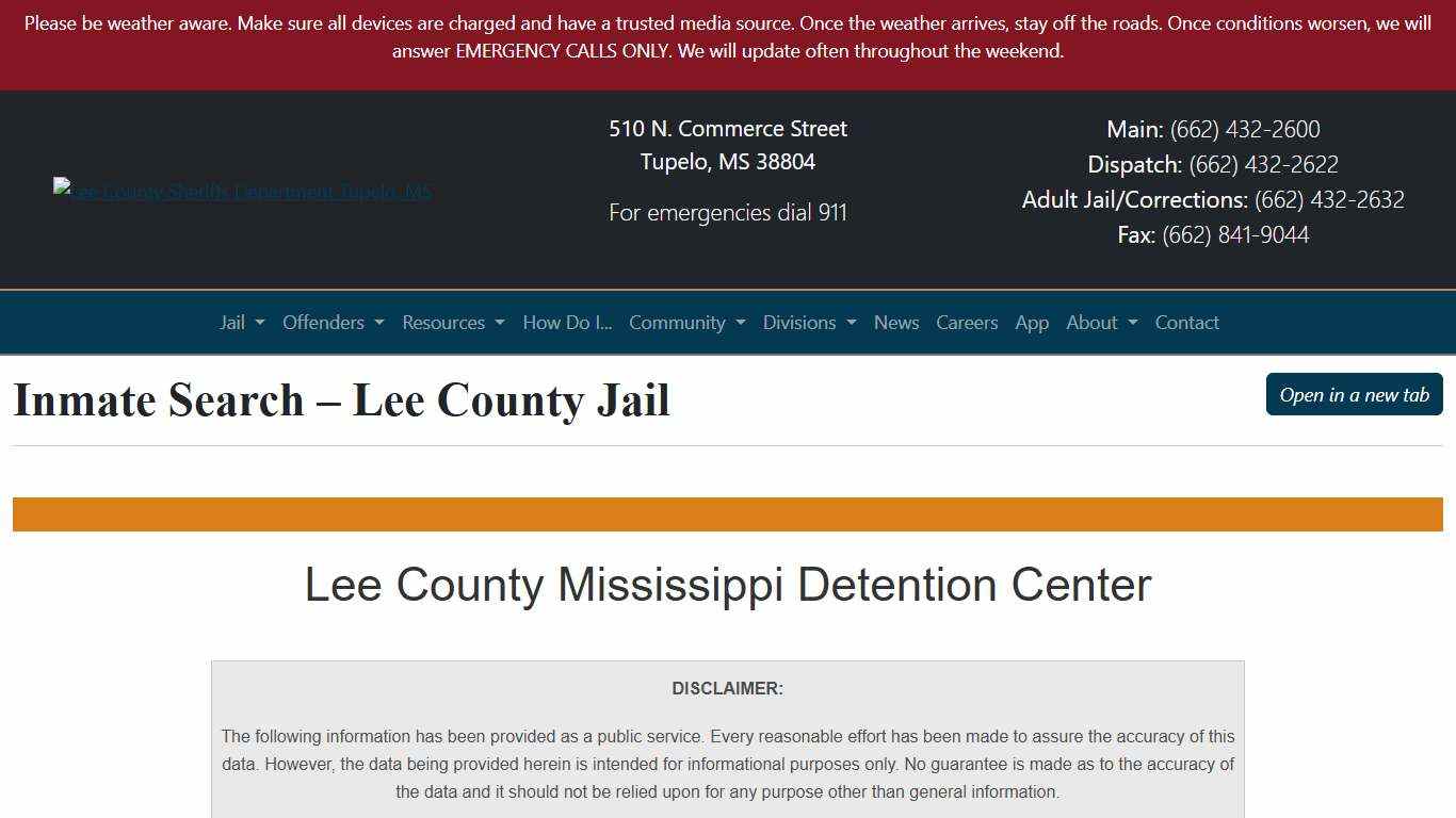 Inmate Search Lee County Sheriff's Office
